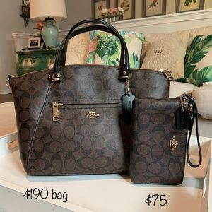 New Coach bag with tags